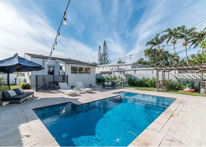 Casa Belle 3Br W Pool & Bbq 10 Mins To Beach